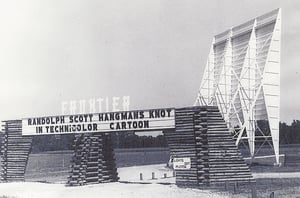 It was decorated in a frontier fort theme including the entrance and snack stand.