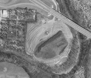 satellite photo; taken March 22, 1997; MSN terraserver