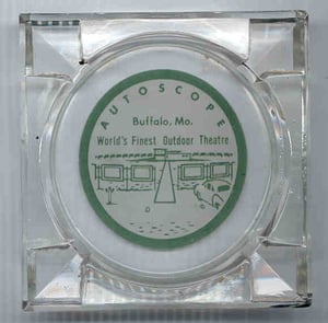 This old ashtray was offered on eBay last year; it features a nice little drawing of the 65 back when it was the multi-screened Autoscope.