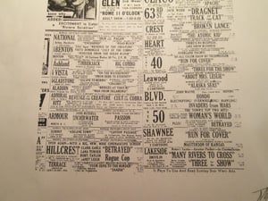 Newspaper Add dated Thursday June-23-1955 Open AGAIN WITH A BIG ,NEW, WIDE CINEMASCOPE SCREEN