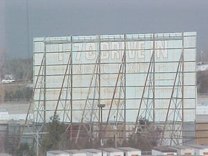 I-70 Drive-in taken from the I-70 side, not the usual 40 Hiway side.