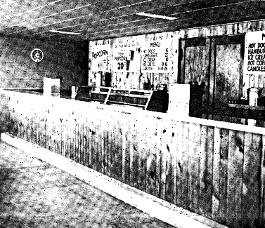 snack bar; as seen in the 1950/51Theatre Catalog