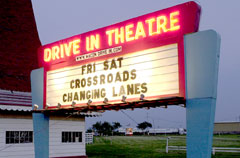 marquee at sunset, taken 2002 (from the Rural Missouri article)
