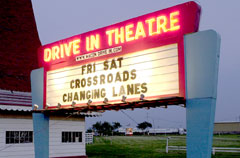 marquee at sunset, taken 2002 (from the Rural Missouri article)