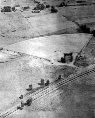 Belt Drive-In under construction   Circa 1948