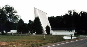 screen tower and marquee; taken May, 2000