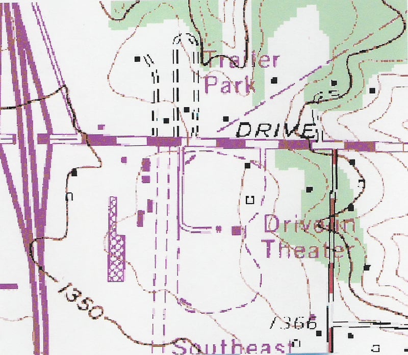 Queen City Twin Topo Map