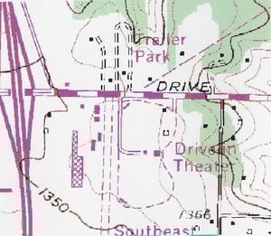 Queen City Twin Topo Map