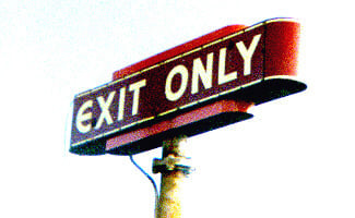 exit sign