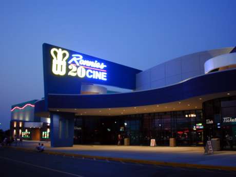 A fancy multiplex stands on this old drive-in site