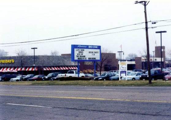 original drive-in marquis now used for the Ronnies 20