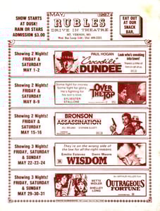 A Rubles handout ad.