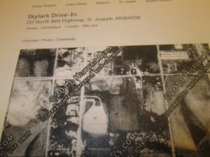Historic Aerial Image of Drive-In