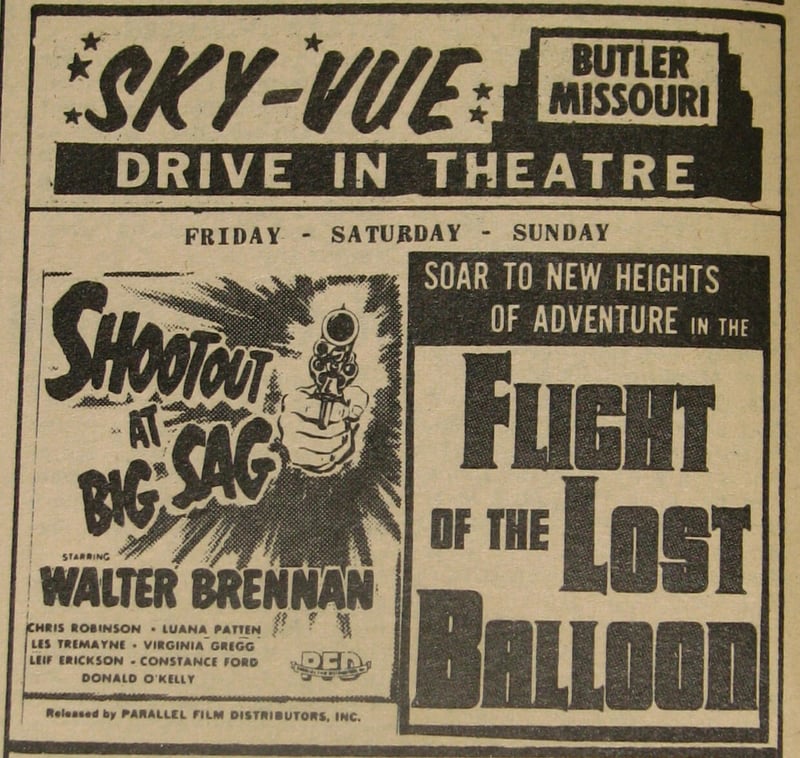 Newspaper clipping from Pleasanton KS newspaper