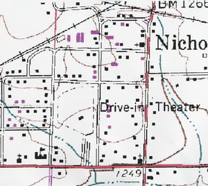 Sunset Topo Map