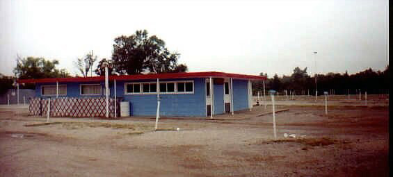 projection and concessions building; taken in June, 2000