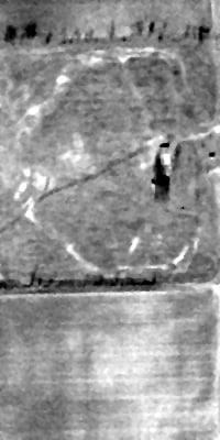 Outline of the now-gone drive-in on the south side of Kennett, MO