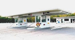 Super wide ticket booths.