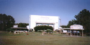 screen tower and entrance