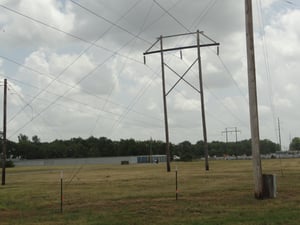 empty lot and storage units on former site