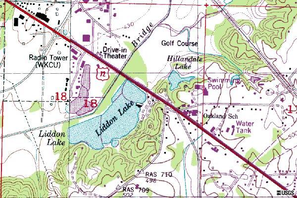 USGS Topo map