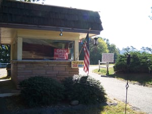 ticket booth entrance