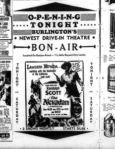 the circle g was origionally the bon air .grand opening for the bon air 5-4-51