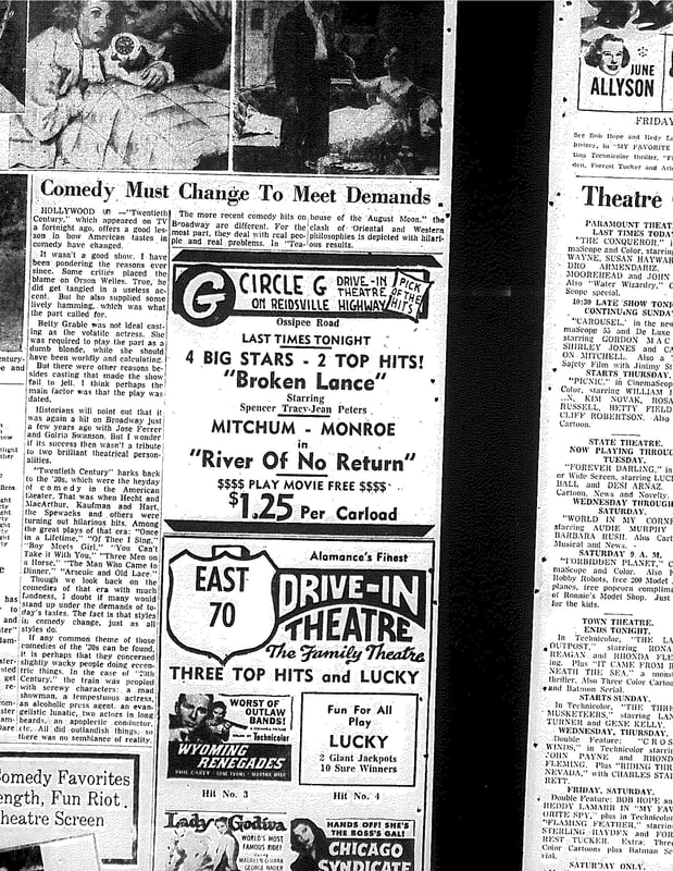 1956 ad  the bon air was re opened as the circle g