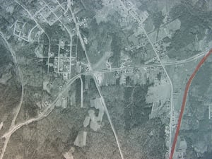 collage view drive in look at the lower right at the crossroads at the center of the image the screen might be gone