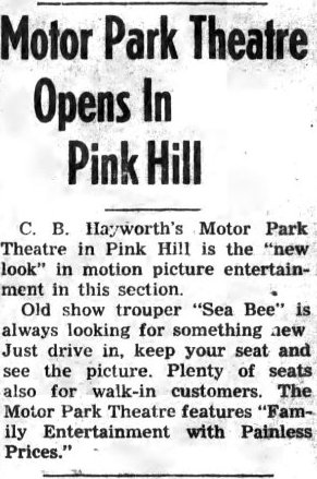 Newspaper article of opening printed April 9 1948..