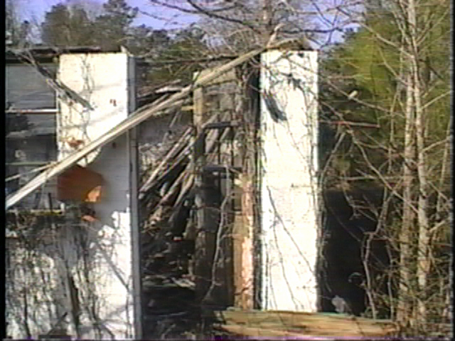 This photo of what I assume was the projection booth was taken in or around 1999 or 2000.  It shows the way Father Time and Mother Nature had worked the place over I can only imagine it is even worse now.