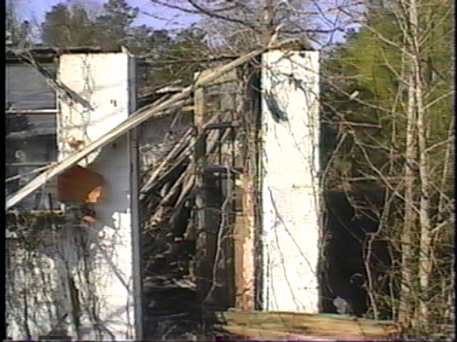 This photo of what I assume was the projection booth was taken in or around 1999 or 2000. It shows the way Father Time and Mother Nature had worked the place over I can only imagine it is even worse now.