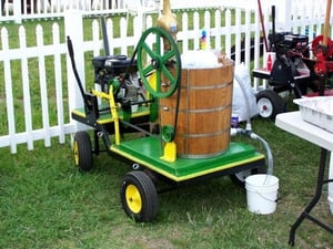 Several times during the summer months home-made ice cream is offered to patrons in attendance