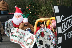 The theatre participates yearly in Henderson, NC Christmas Parade, using a float that looks like the drive-in complete with patrons and movie screen