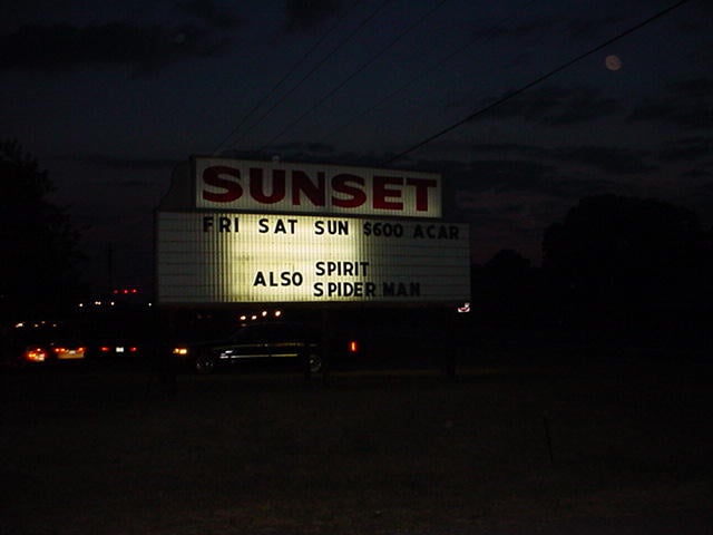 Marquee - Sorry for the poor quality - it was dark and there were a lot of lights out in it.
