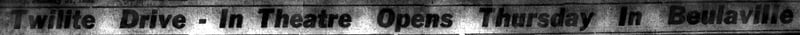 Jan 1952 newspaper ad
