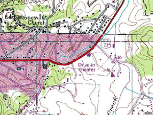 topo map