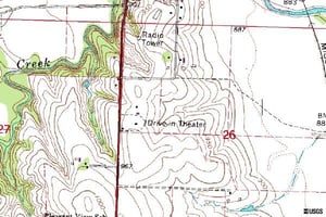 usgs topo map july 1984
