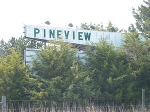 Pineview Drive-In Marquee(eastbound)