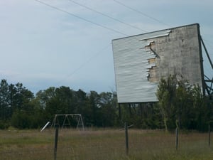 Pineview Drive-In - Screen (close up)