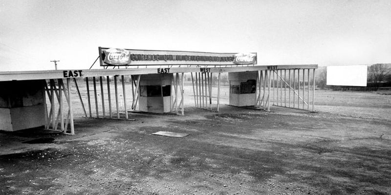 west screen and ticket booth