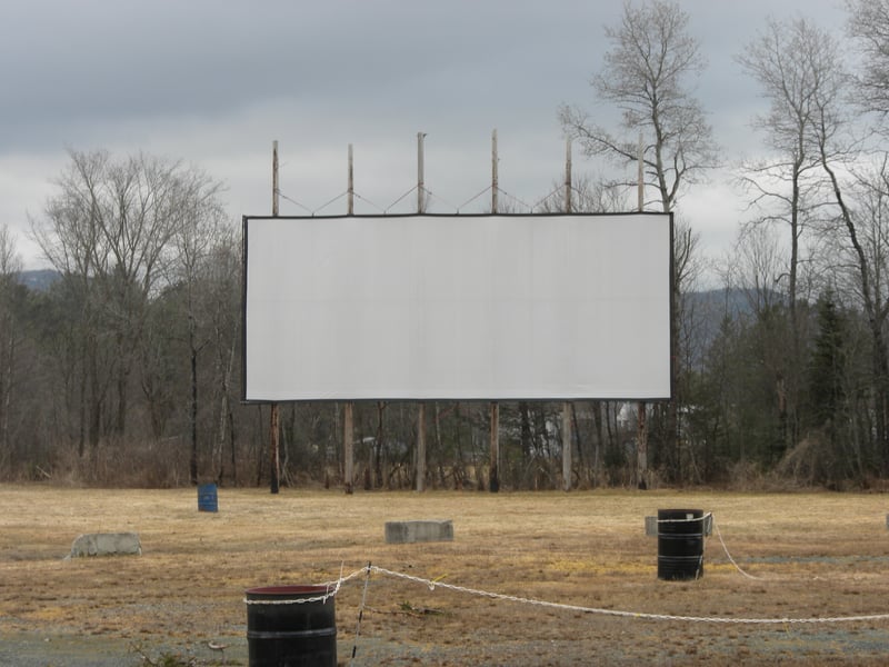 Close-up view of screen.