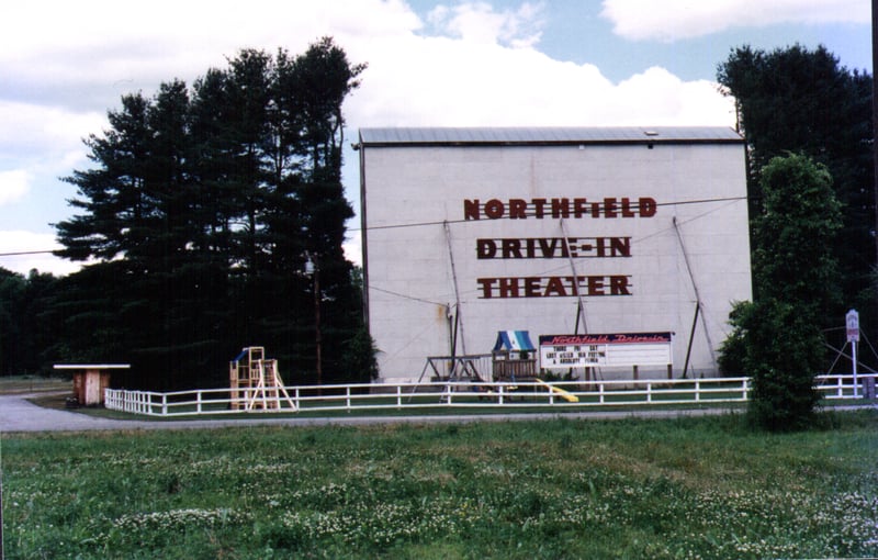 box office, screen tower, marquee, and play ground