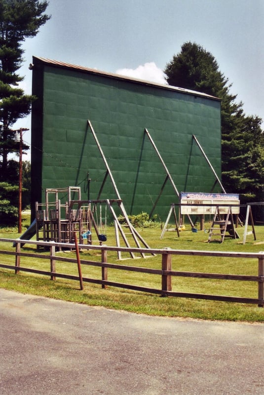 Playground facing entrance road