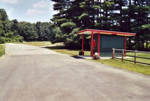 New ticket booth