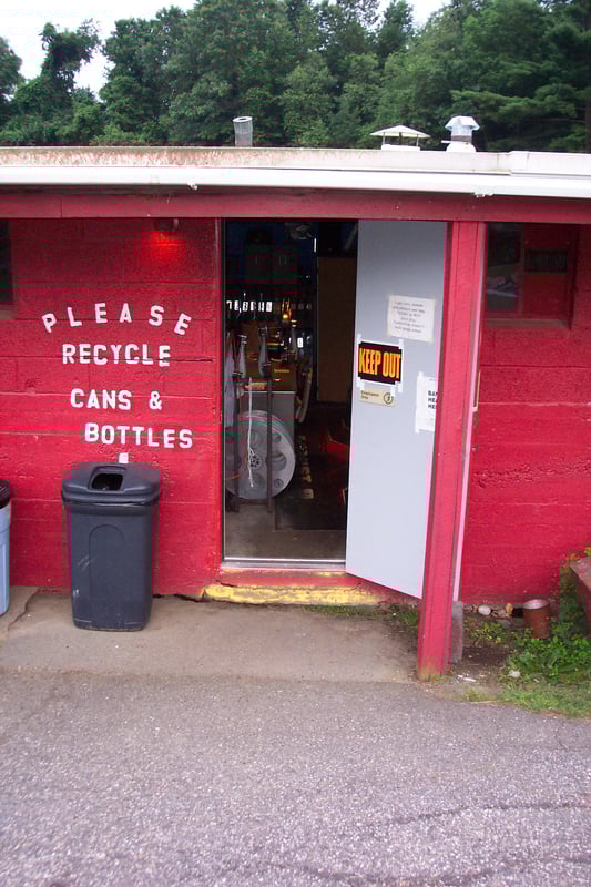 Snack bar entrance.