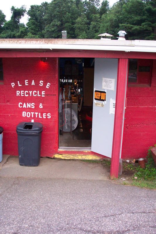 Snack bar entrance.