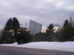 screen view from main road