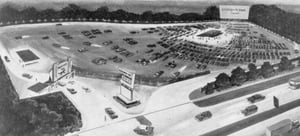 An aerial artist's view of the Black Horse Pike.