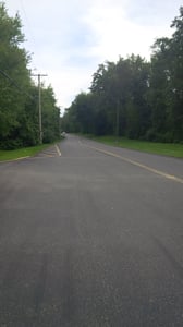 The original rear access road now serves the shopping center.